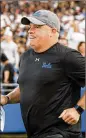  ?? HARRY HOW / GETTY IMAGES ?? For UCLA’s Chip Kelly, a new athletic director will be taking over, with the No. 1 priority of deciding whether he’s the guy to get it done.