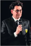  ??  ?? Good to talk: Ferrari’s Mattia Binotto yesterday