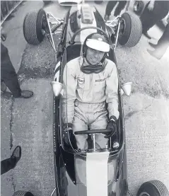  ?? Picture: Getty. ?? Jim Clark in a Ford Cosworth at Crystal Palace in 1965.