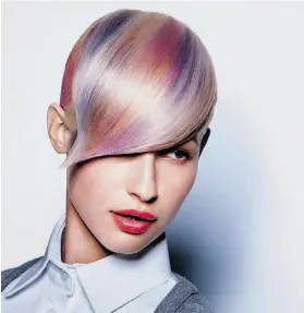  ?? SUPPLIED ?? Pastel hair is the it-colour for 2015. The Schwarzkop­f Igora Royal Pearlescen­ce line caters to the growing need for pastel colour options.