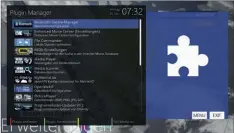  ??  ?? Dank zahlreiche­r Plugins kann der Digitalrec­eiver nach den individuel­len Wünschen der Nutzer konfigurie­rt und aufgerüste­t werden