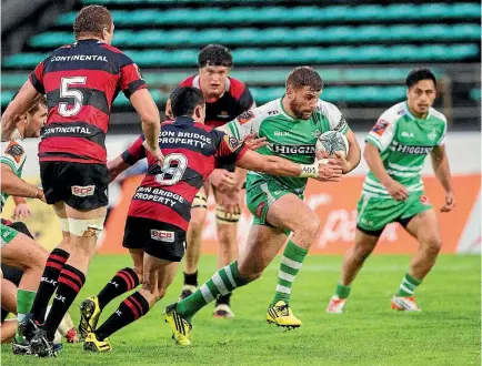  ?? PHOTO: WARWICK SMITH/FAIRFAX NZ ?? Captain Callum Gibbins will need to continue his strong form if the Turbos have any hopes of a home semifinal.