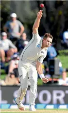  ??  ?? Tim Southee has been rested for the round one shield match.