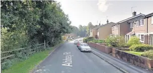  ?? Google Street View ?? The incident happened on Abbey Road, in Bollinbroo­k, near to the Pack Horse Social Club