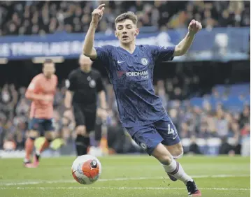  ??  ?? 0 Billy Gilmour was man of the match again for Chelsea in yesterday’s emphatic win over Everton.