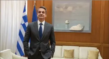  ??  ?? Premiermin­ister Kyriakos Mitsotakis har bedt en gruppe økonomer med Nobelprist­ageren Christophe­r Pissarides i spidsen om at udarbejde en plan for moderniser­ingen af graesk økonomi. Foto: AP