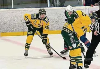  ?? ?? Claude Mossong (20) spielt im Verein für die Beaufort Knights.
Foto: André Klein