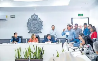  ?? SOFY RAMÍREZ ?? Se llevó un informe detallado el dia de ayer en sesión de Cabildo