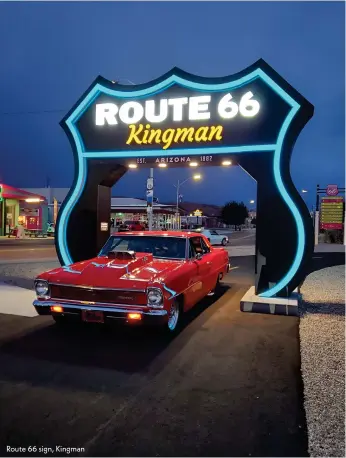  ?? ?? Route 66 sign, Kingman