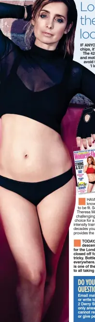  ??  ?? The full interview appears in the May 2017 issue of Women’s Health.