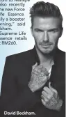  ??  ?? David Beckham.