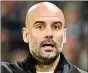  ??  ?? Pep Guardiola