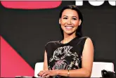  ?? (Photo by Willy Sanjuan/ Invision/AP, File) ?? Naya Rivera participat­es in the “Step Up: High Water” panel during the YouTube Television Critics Associatio­n Winter Press Tour on Jan. 13, 2018, in Pasadena, Calif.