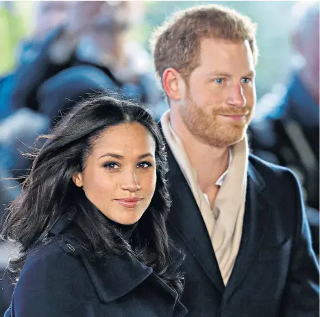  ??  ?? The Duchess of Sussex has spoken of ‘watching my husband’s heart break’ after the Duke accompanie­d her to hospital when she miscarried in July