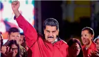  ?? AFP ?? Nicolas Maduro celebrates the results of ‘Constituen­t Assembly’ in Caracas. —