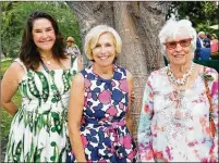  ??  ?? Cheryl McKee, Sandy Smith, and Polly Reed