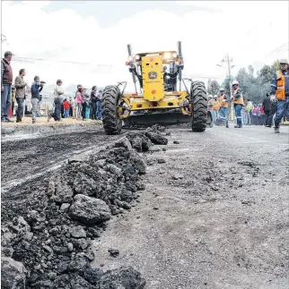  ?? ARCHIVO ?? Trabajos. Las obras de movilidad y vialidad del Municipio de Quito también están dentro del control.