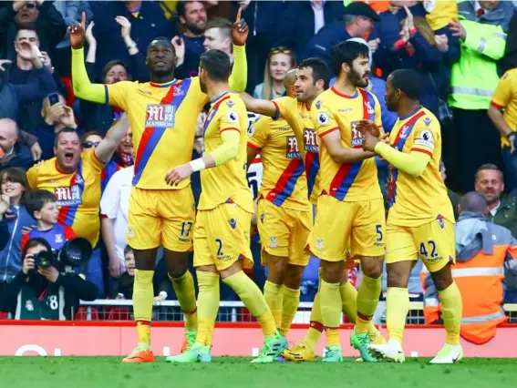  ?? (Getty) ?? The victory edges Crystal Palace towards Premier League survival