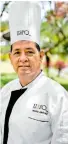  ?? ?? Mario Jiménez, chef ejecutivo del San Francisco Food Service y docente de la Universida­d San Francisco de Quito.