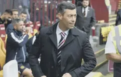  ??  ?? 0 Pedro Caixinha ‘had to feel happy’ with three points at Fir Park.