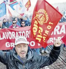  ?? Ansa ?? Mobilitati I lavoratori dell’Embraco di Riva di Chieri, Torino