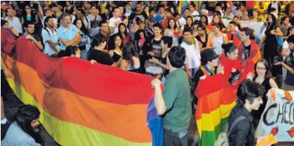  ?? DRIANA ARAYA/ARCHIVO ?? El Movimiento Diversidad lucha intensamen­te por los derechos de la comunidad gay.