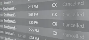  ?? ROSS D. FRANKLIN/AP FILE ?? The Flight Compensati­on Regulation in the European Union requires airlines to compensate passengers an amount from 250 euros to 600 euros for cancellati­ons or delays of at least two hours.