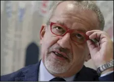  ?? LUCA BRUNO/AP PHOTO ?? Lombardy region president Roberto Maroni speaks during a news conference to present the Referendum for autonomy, in 2017, in Milan, Italy.