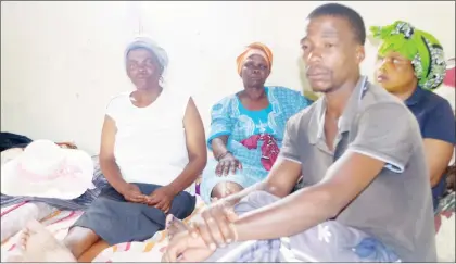  ?? (Pics: Thokozani Mazibuko) ?? The late Mciniseli Zwane. (R) Family members of the late Mciniseli Zwane during an interview in the homestead.