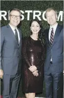  ??  ?? Blake Nordstrom, Karen McKibbin and Erik Nordstrom