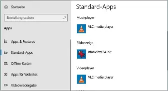  ??  ?? Ist VLC Media Player als Standardan­wendung unter Windows 10 eingericht­et, werden alle von der Software unterstütz­ten Mediendate­ien automatisc­h mit dem Player abgespielt.