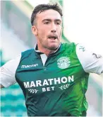  ??  ?? Hibs’ free-kick expert, Stevie Mallan