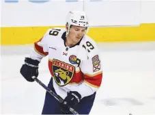  ?? ?? Matthew Tkachuk of the Florida Panthers was named to the NHL All-Star Game roster