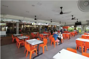  ??  ?? The 3,907 sq ft, coffee shop unit at Ang Mo Kio Avenue 10 is leased to ABC Food Court, a Halal food court operator, and is on the market for $8.8 million