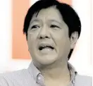  ??  ?? Bongbong Marcos