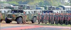  ?? HENG CHIVOAN ?? The Golden Dragon 2023 military exercise with China began in Kampong Chhnang province on March 23.