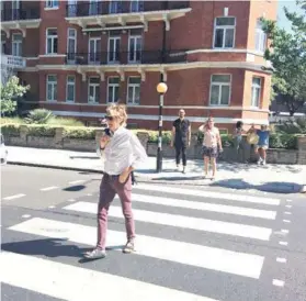  ??  ?? ► El ex Beatle de regreso en Abbey Road, el pasado lunes.