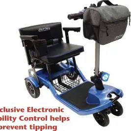  ?? ?? Exclusive Electronic Stability Control helps prevent tipping