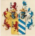  ?? Repro: Altbayern in Schwaben ?? So sieht das Wappen des Reichsedle­n von Zwack aus.