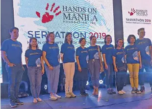  ??  ?? The HOM board of directors (from left) Quintin Pastrana, Michelle Batungbaca­l, Mia Villanueva, Lizette Cojuangco, Gianna Montinola, Marilou Batchelor, Patty Pineda, Marianne Po, Sheila Ramos and Junie del Mundo.