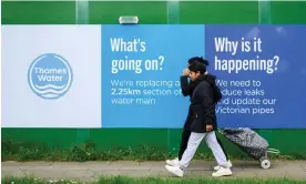  ?? Photograph: Leon Neal/Getty ?? Ofwat has ‘far less time to find a solution than it thinks,’ one major bond investor told the Guardian. Photograph: Maureen McLean/Rex