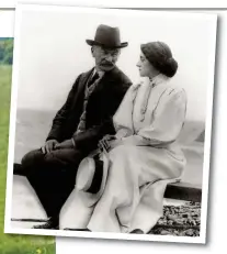  ?? ?? Far from the madding crowd: Gemma Arterton as Tess and, above, Hardy with Florence