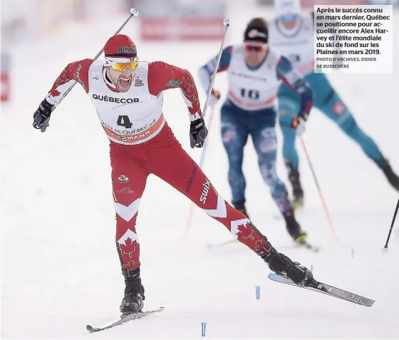  ??  ?? Après le succès connu en mars dernier, Québec se positionne pour accueillir encore Alex Harvey et l’élite mondiale du ski de fond sur les Plaines en mars 2019.