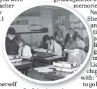  ??  ?? Pupils hard at work typing in 1983.