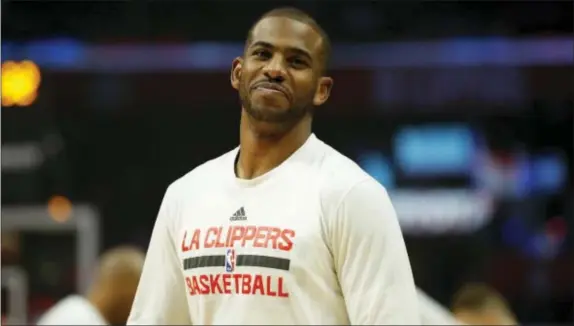  ?? THE ASSOCIATED PRESS ?? The Houston Rockets have reached an agreement to trade for Los Angeles Clippers point guard Chris Paul.