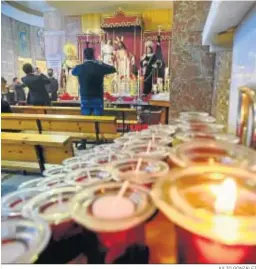  ?? JULIO GONZÁLEZ ?? Altar de Oración en el Huerto el pasado Jueves Santo.