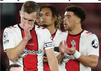  ?? GETTY IMAGES/SHUTTERSTO­CK ?? Pain game: James Ward-Prowse (main) and Jones (left)