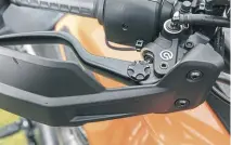  ?? ?? Adjustable levers on a Harley – finally!