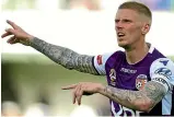  ?? GETTY IMAGES ?? Steven Taylor, left, and Andy Keogh will meet again in Wellington tomorrow, 10 years after clashing in an under-21 internatio­nal at Southampto­n.