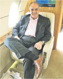  ??  ?? Nabil Nasser, empresario que insiste en realizar su inversión privada en un inmueble que es zona primaria aduanera.
